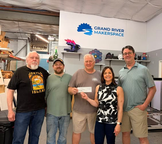 Grand River Makerspace Awarded $2,500 Grant from the Grandville Walker Foundation