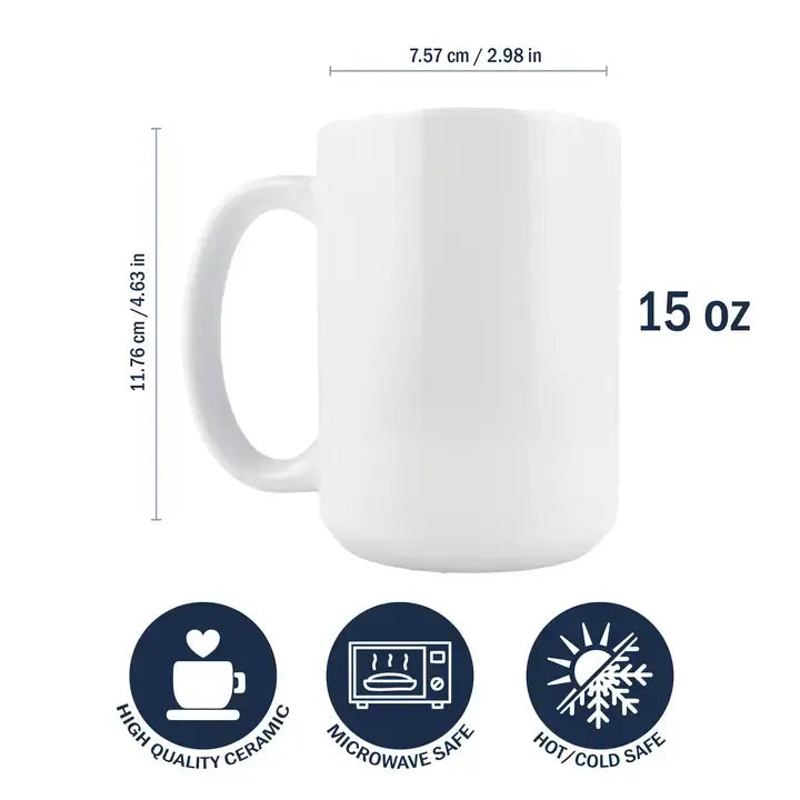 15oz SUBLIMATION COFFEE MUG